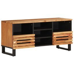 Dulap TV, 100x34x46 cm, lemn masiv de acacia GartenMobel Dekor