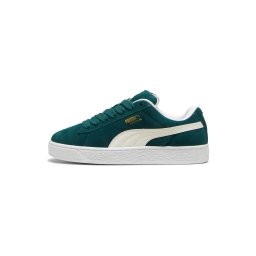PUMA Sneaker low 'Suede XL' verde smarald / alb lână