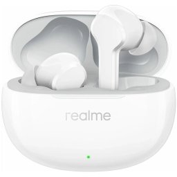 Casti In-Ear Realme T110, True Wireless, Bluetooth, Alb