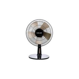 Ventilator de masă 40W/230V d. 35 cm negru/auriu