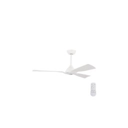 Ventilator de tavan d. 132 cm IP44 alb + telecomandă