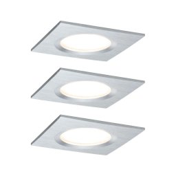 SET 3x corp de iluminat dimabil încastrat Paulmann 93895 LED/6W IP44 NOVA 230V