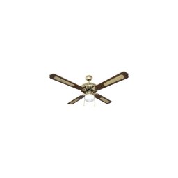 Ventilator de tavan 1xE27/70W/230V d. 132 cm maro/auriu