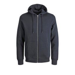 JACK & JONES Jachetă Jjestar Basic Sweat Zip Hood 12210830 C-N10 black