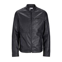 JACK & JONES Geacă Jjedylan Pu Biker 12261196 C-N10 black