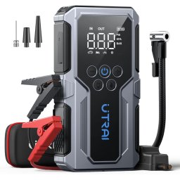 Starter auto 4 in 1 cu compresor UTRAI Jstar 9 de 1500A cu Booster, Compresor, Power bank (Baterie externa) si lanterna LED
