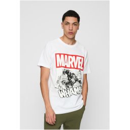 White Avengers Smashing Hulk T-shirt