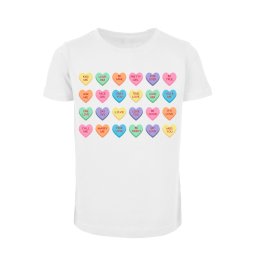 Children's T-shirt Sweet Heart Candy Tee white