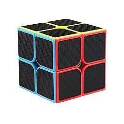Cub mecanic 2x2x2, multicolor MF8861 Carbon, de viteza Speedcube mecanic