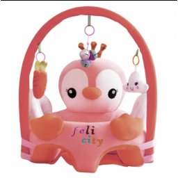 Fotoliu cu spatar si arcada - Pinguin roz, din plus