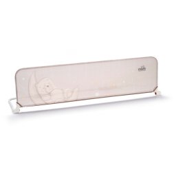 Bariera de protectie pentru pat 150 x 44 x 41 cm, Ursulet pe luna, Bej