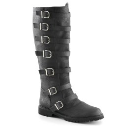 Pleaser Gotham-110 Blk Distressed Pu XL