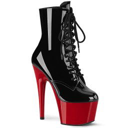 Pleaser Adore-1020 Blk Pat/Red 36