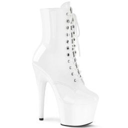 Pleaser Adore-1020 Wht Pat/Wht 40
