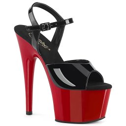 Pleaser Adore-709 Blk Pat/Red 41