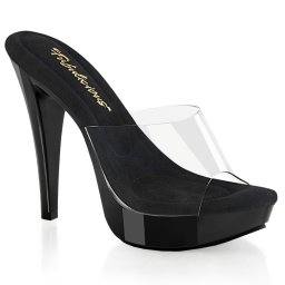 Pleaser Cocktail-501 Clr/Blk 37