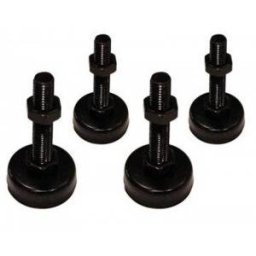 Set de 4 picoare rack, pentru montare pe podea, ajustabile Xcab-6312