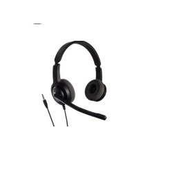 Casti cu microfon AXTEL Voice PC28 duo NC Compatibil Softphone si Smartphone Negru