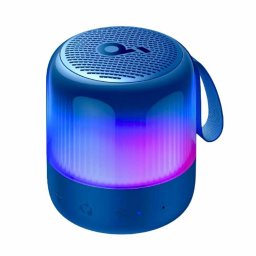 Boxa portabila wireless Anker SoundCore Glow Mini, 8W, Autonomie 12H, Sunet 360°, IP67, Albastru