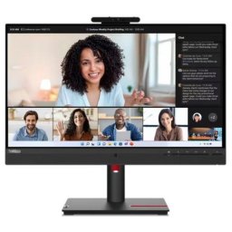 Monitor IPS LED Lenovo ThinkVision 23.8" T24mv-30, Full HD (1920 x 1080), HDMI, DisplayPort, Boxe, Pivot, Negru