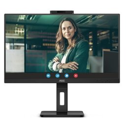 Monitor IPS LED AOC 23.8" 24P3CW, Full HD (1920 x 1080), Boxe, Pivot, Negru