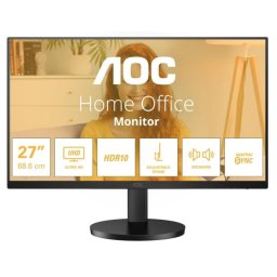 Monitor AOC U27B3AF, 27 inch UHD, HDMI, DisplayPort, Boxe, Negru