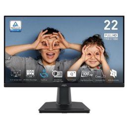Monitor MSI Pro MP225, 21.5 inch FHD, VGA, HDMI, 100Hz, 1 ms, Negru