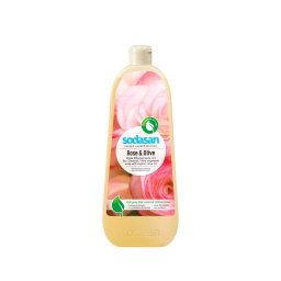Sapun lichid gel de dus bio trandafir masline 1L SODASAN