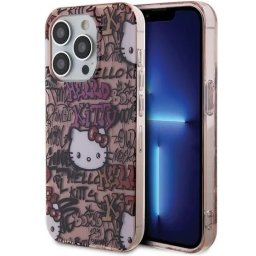 Husa IML Tags Graffiti case for iPhone 15 Pro - pink