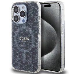 Husa iPhone 15 Pro 6.1" black hardcase IML GCube MagSafe