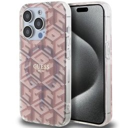 Husa iPhone 15 Pro 6.1" pink hardcase IML GCube MagSafe