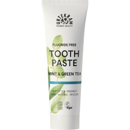 Pasta de dinti cu menta si ceai verde, fara fluor 75ml