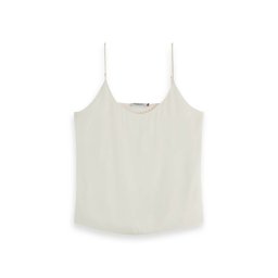SCOTCH & SODA Top Core Jersey Woven Tank 179220 SC0001 off white