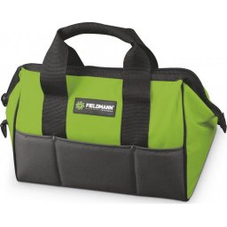 Geanta scule Textil, 21x35 cm, Negru/Verde