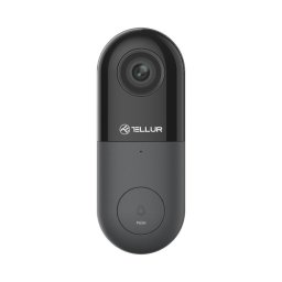 Control acces si accesorii Video interfon WiFi Smart, 1080P, PIR, Wired, Black