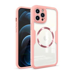 Husa Husa pentru iPhone 12 Pro Max + Folie - Techsuit ColorVerse 360 MagSafe Series - Pink