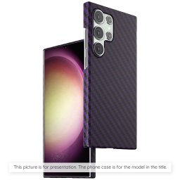 Husa Husa pentru Xiaomi Poco F6 Pro - Techsuit Carbonite FiberShell - Purple