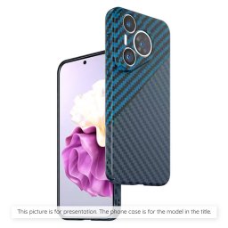 Husa Husa pentru Oppo A78 4G - Techsuit Carbonite FiberShell - Blue Pulse