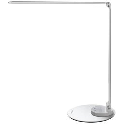 Lampa de birou cu LED TaoTronics TT-DL22, 10W, 550 lm, 6 Niveluri de Luminozitate, Incarcare USB, Control Touch Argintiu