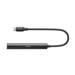 Amplificator pentru căști Ugreen CM545 DAC de la USB-C la mini mufă de 3,5 mm - negru