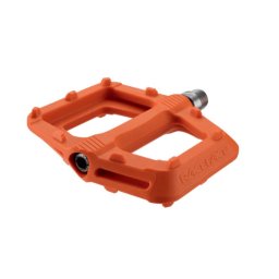 Pedale profesionale Race Face Ride, material compozit, 18 pini, culoare orange