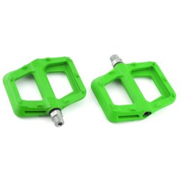 Pedale profesionale Race Face Ride, material compozit, 18 pini, culoare verde