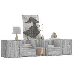 Dulap coltar, gri sonoma, 200x40x45 cm, lemn prelucrat GartenMobel Dekor