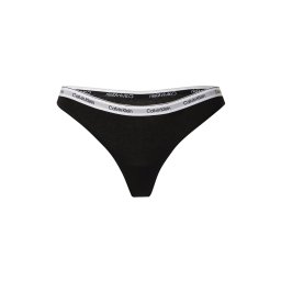 Calvin Klein Underwear Tanga negru / alb