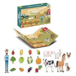 Joc Puzzle magnetic Fancy, Ferma