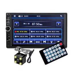 Player Video Auto dimensiune 2DIN, + Camera Marsarier INCLUSA, TouchScreen de 7 inch, 4 x 50W, model WDS-30 cu Bluetooth, Handsf