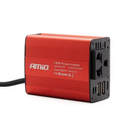 Convertor de tensiune 12V - 230V, 150W/300W, 2 x USB 5V
