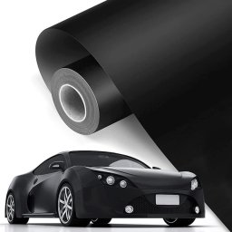 Folie auto pentru colantare integrala, Termoplastica, cu tehnologie ""BUBBLE FREE"", culoare Negru, finisaj Mat, dimensiune 3,0m x