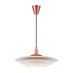 Lustră pe cablu Nordlux BRETAGNE 1xG9/25W/230V roz-auriu