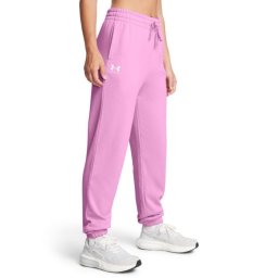 Under Armour Pantaloni pentru femei UA Rival Terry Jogger Pink XL